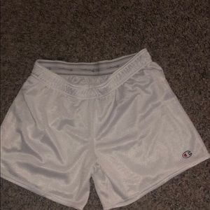 White Champion Shorts